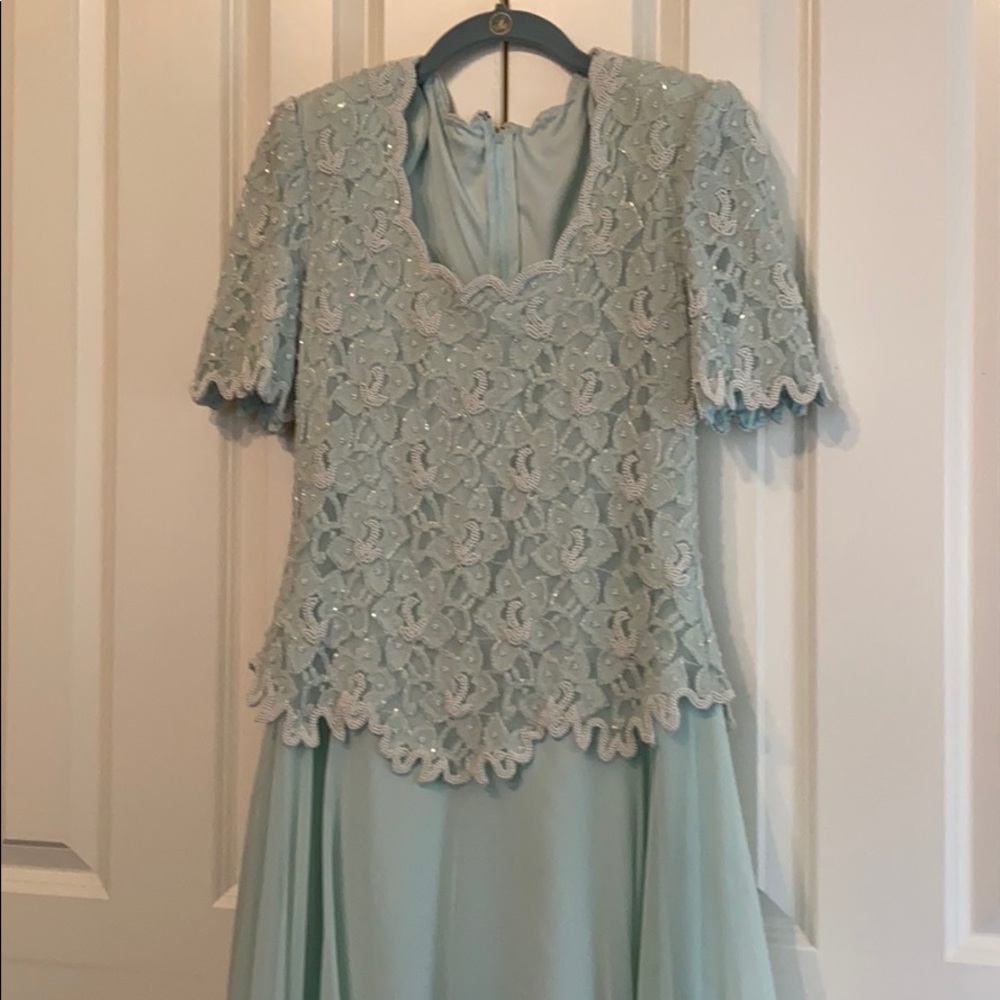 Beautiful pearl embellished dress